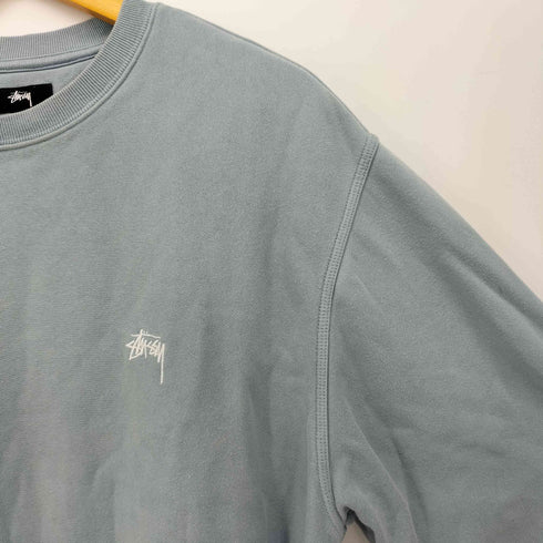 ステューシー Stussy ショーンフォント ロゴ 刺繍 クルーネック スウェット プルオーバー メンズ import:M